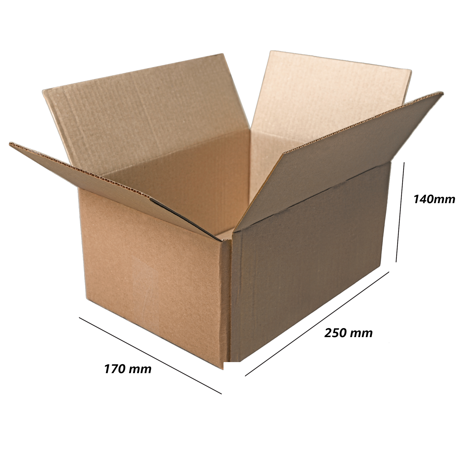 Automatikbodenkarton 250 x 170 x 140 mm